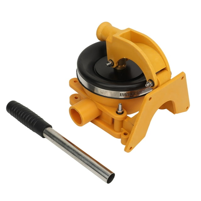 Boat Water Transfer Pump, Manual Bilge Hand Diaphragm Pump Multifunctional 32mm Outlet Durable for Yachts