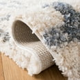 thumbnail image 5 of SAFAVIEH Berber Fringe August Geometric Shag Area Rug, Cream/Gray, 5'3" x 7'6", 5 of 10
