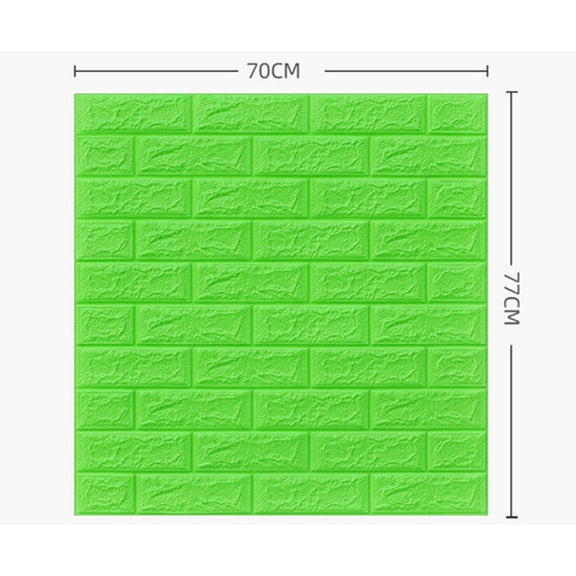 RuiCredibility 3D Brick Wall Stickers Self Adhensive Decor foam Waterproof Wall Covering Wallpaper For TV Background Kids Living Room Kitchen