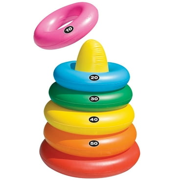 Swim Central Inflatable Giant Ring Toss Target Swimming Pool Game - 54"