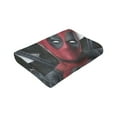thumbnail image 3 of Deadpool Throw Blanket, Movie Characters Blankets for Kids Teens Adult, Funny Wade Wilson Soft Flannel Blanket, Holiday Party Decorating Supplies , for Travel Office Outdoor Home Bed, 50"X40", 3 of 9