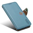 thumbnail image 3 of DENIOR For Honor 100 5G Case Wallet PU Leather Folio Flip Mobile Phone Cover - Blue, 3 of 5