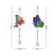 thumbnail image 2 of Kits de atrapasueños con pintura de diamante de mariposa colorida para adultos, atrapasueños de cristal con forma de mariposa, arte con diamantes, adorno colgante, viento, 2 uds., 2 of 5