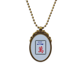 thumbnail image 1 of Mahjong millones de 2 azulejos patrón Collar Colgante Vintage de bronce antiguo de joyeria de lujo de regalo Unbranded M, 1 of 3