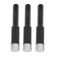 thumbnail image 3 of Broca de diamantes, 3 piezas de diamantes soldados al vacío, brocas para sierra perforadora, brocas en seco diseñadas para precisión VoborMX herramienta, 3 of 8