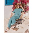 thumbnail image 2 of Avidlove Lounge Sets for Women Travel Outfits 2 Piece Sets Knit Short Sleeve Sweater Loungwear, 2 of 6