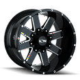 thumbnail image 2 of Ion 141 17X9 6X120/6X139.7 18Et 78.1Cb Gloss Black Milled, 2 of 4