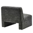 thumbnail image 3 of Modway Amita Fauteuil d'Appoint Rembourré en Chenille, Noir Carbone, 3 of 9