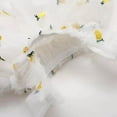 thumbnail image 3 of StylesILove Baby Toddler Girls Sleeveless Mesh Tulle Fruit Daisy Flower Girl Tutu Dress Birthday Wedding Party Sundress Outfit (12 Months, White Pineapple), 3 of 7