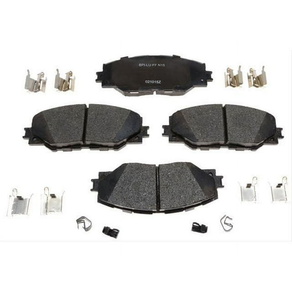 Front Brake Pad Set - Compatible with 2006 - 2018 Toyota RAV4 2007 2008 2009 2010 2011 2012 2013 2014 2015 2016 2017