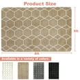 thumbnail image 6 of Nefoso Shag Geometric Area Rug, 5ft x 8ft Soft Fluffy Area Rugs for Living Room Bedroom Decor Carpet, Camel & White, 6 of 6