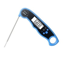 WHAMVOX  Waterproof Barbecue Thermometer Instant Read for Food Digital Blue