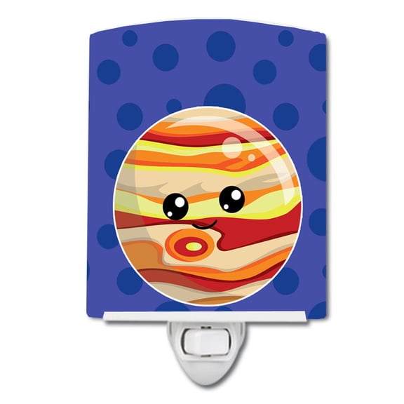 Caroline's Treasures BB9040CNL Planets Jupiter Ceramic Night Light, 6x4x3", multicolor