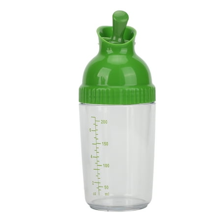 

Salad Dressing Shaker Salad Dressing Container Sturdy 200ml For Kitchen Green