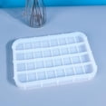 thumbnail image 3 of Crystal Epoxy Resin Mold Plate Tray Mirror Silicone Mould Diy Handcrafts Casting Tool, 3 of 5