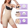 thumbnail image 3 of Irisnaya Waist Trainer Bodysuit for Women Shapewear Tummy Control Full Body Shaper High Waist Open Bust Butt Lifter Thigh Slimmer Corset(Beige Large), 3 of 7