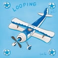 thumbnail image 2 of Fays, Lynda 26x26 Black Ornate Wood Framed with Double Matting Museum Art Print Titled - Looping, 2 of 4