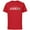 Red, variant on Star Wars Yoda Best Amigo Lightsaber Gift Friend Spanish- Short Sleeve Cotton T-Shirt for Adults - Customized-Black