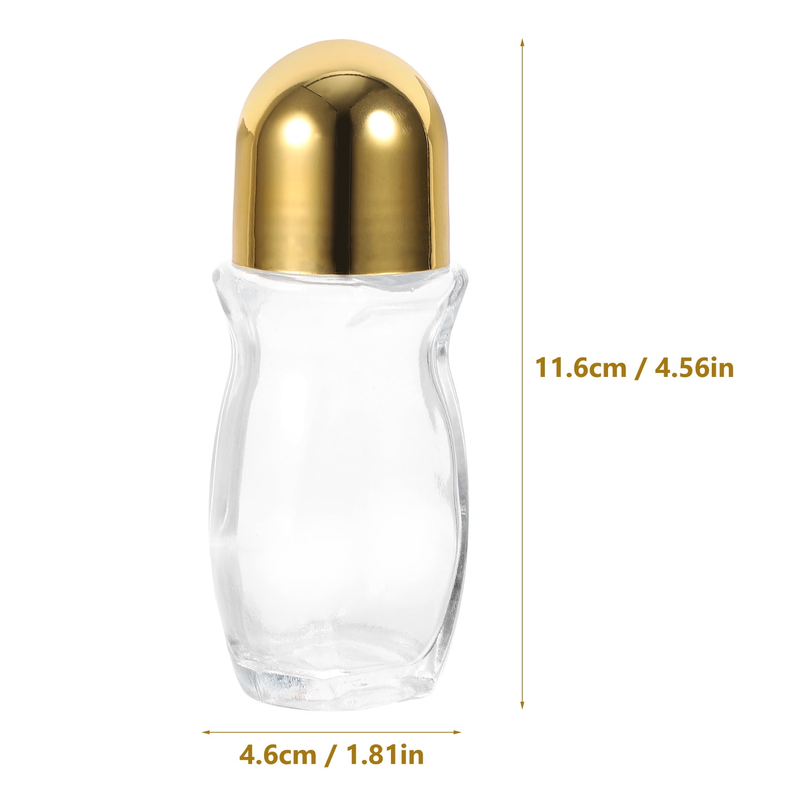 HEMOTON 8Pcs 30ML 50ML Glass Roller Bottles Essential Oil Bottles Empty Bottles Packaging Bottles Travel Bottles with Lid