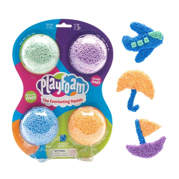 Educational Insights Classic Playfoam 4-Pack Sensory Toy for Kids Ages 3
