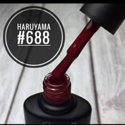Haruyama Burgundy wine dark red gel nail polish 688