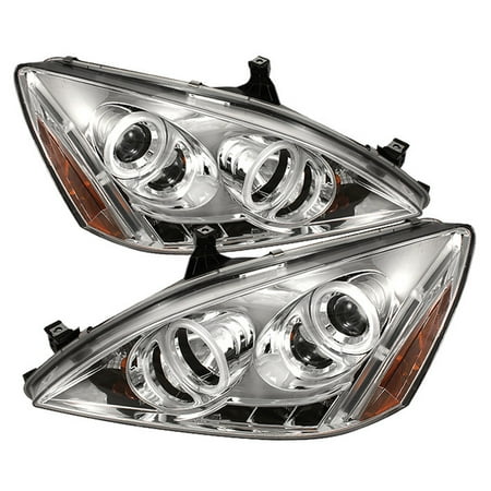 - Sonar LED CCFL Halo Projector Headlights - 03- 07 Honda Accord