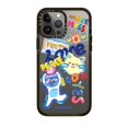 thumbnail image 1 of La versión de la marca Co de dibujos animados de gato de muñeca azul [lado acrílico en inglés] es aplicable a la funda del teléfono móvil iphone14Pro max Acrílico anticaída Rojo Verde, 1 of 5