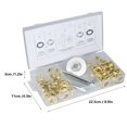 thumbnail image 1 of Greensen 103Pcs Iron Galvanized Tent Grommet Washer Installation Tool Assortment Hot, 1 of 8