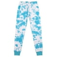 thumbnail image 4 of Just Chill Dog Youth Girls Blue & White Wash Short Sleeve Shirt & Sleep Pants Set-4, 4 of 7