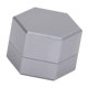 thumbnail image 5 of Mini caja de tiza de billar portátil piscina hexagonal Cue caja de tiza soporte de billar accesorio gris, 5 of 10