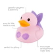 thumbnail image 6 of Infantino Mermaid Rubber Duck Bath Toy for Infants 3+ Months, 6 of 9