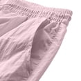 thumbnail image 5 of Lzobxe Pants for Men Cotton Linen Jogger Casual Summer Elastic Waist Drawstring Outdoor Workout Running Athletic with Pockets,Size S-3XL, 5 of 8
