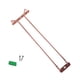 thumbnail image 1 of Estante De Metal Para Copas De Vino De 14 Pulgadas Debajo Del Gabinete, Soporte Para Copas De Vino, Estante Colgante Para Copas, Soporte Para Copas Para Gabinete, Barra De Cocina 1 Uds. seitruly HA035915-00, 1 of 6