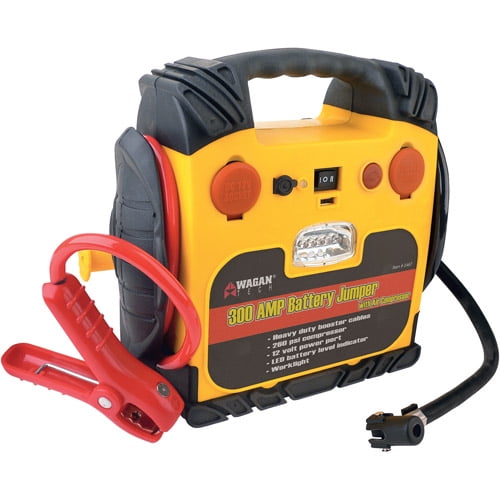 Wagan 900 Amp Battery Jumper with Air Compressor - Walmart.com