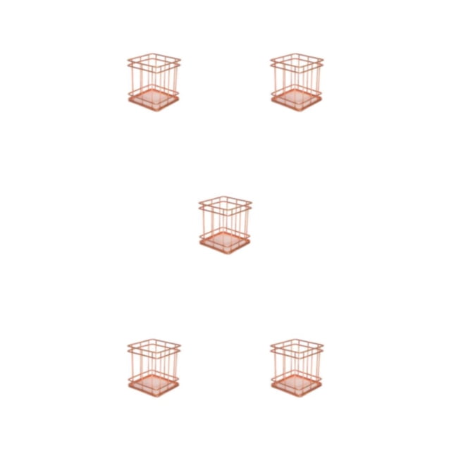 Injueey Rosegold - Bote para lápices que ahorra espacio - Organizador de almacenamiento duradero para escritorio Escritorio de almacenamiento Type2 NO2