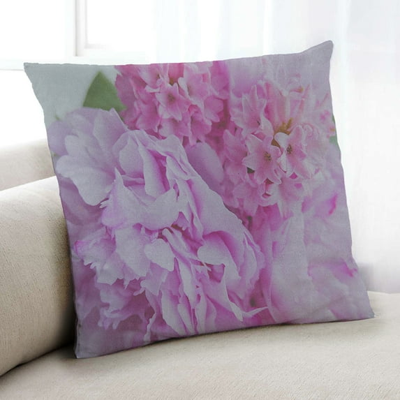 Ahgly Company Color Focus Pink Indoor Throw Pillow, 18 inch by 18 inch