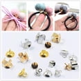 thumbnail image 4 of 50 piezas de aleación de estilo accesorios para el cabello que encuentran cierres de bricolaje artesanales Soledad Clases de cuerda de pelo, 4 of 8