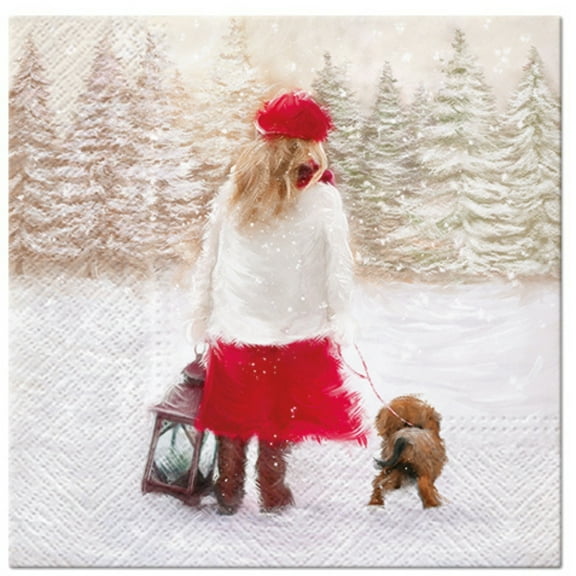 Keep Unique Christmas Decorative Paper Napkins, Holiday Party Napkins, Decoupage Napkins, 20/Pack