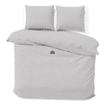 thumbnail image 2 of Aanya Linen Luxury 600 TC Duvet Cover with Sham Set - Premium 600 Thread Count - Ultra-Soft, Breathable(Size - Full/Queen 3-Pieces, Light Grey), 2 of 3