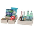 thumbnail image 2 of Kouboo La Jolla Rattan 4-Piece Nesting Desk, Drawer Shelf & Cabinet Tray, Storage Basket, Coffee Station, Tea Bag Organizer, Pantry, White Wash, 2 of 12