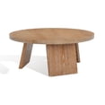 thumbnail image 5 of SAFAVIEH Couture Julianna Rustic Round Wood Coffee Table, Rustic Oak, 5 of 11