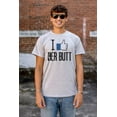 thumbnail image 4 of Funny Couples Matching Set Beard Butt Men's Graphic T Shirt Tees Brisco Brands L, 4 of 7