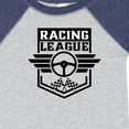 thumbnail image 4 of Inktastic Racing League with Race Car Wheel and Wings Boys or Girls Baby Bodysuit, 4 of 5
