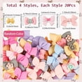 thumbnail image 2 of 80Pcs 4 Styles Cabochons Flatback Coquette Charms Colorful Assorted Aesthetic Resin Kawaii Bowknot Small Tiny Embellishments for Jewelry Nail Art Hair Clips Phone Cases DIY Crafts, 2 of 7