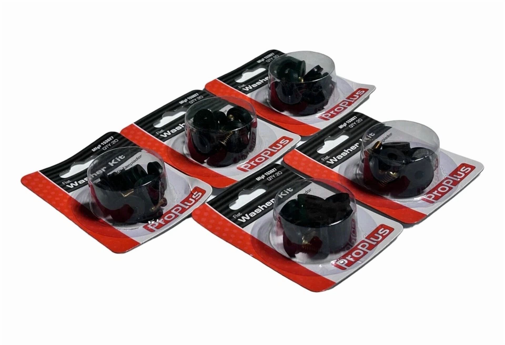 (5) Proplus Assorted Flat Faucet Washers & Screws Repair Kit (20-Piece) 153027