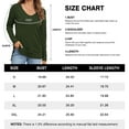 thumbnail image 6 of Uvplove V Neck Sweaters for Women Lightweight Knit Pullover Sweater,US Size S-2XL In Army Green, 6 of 12