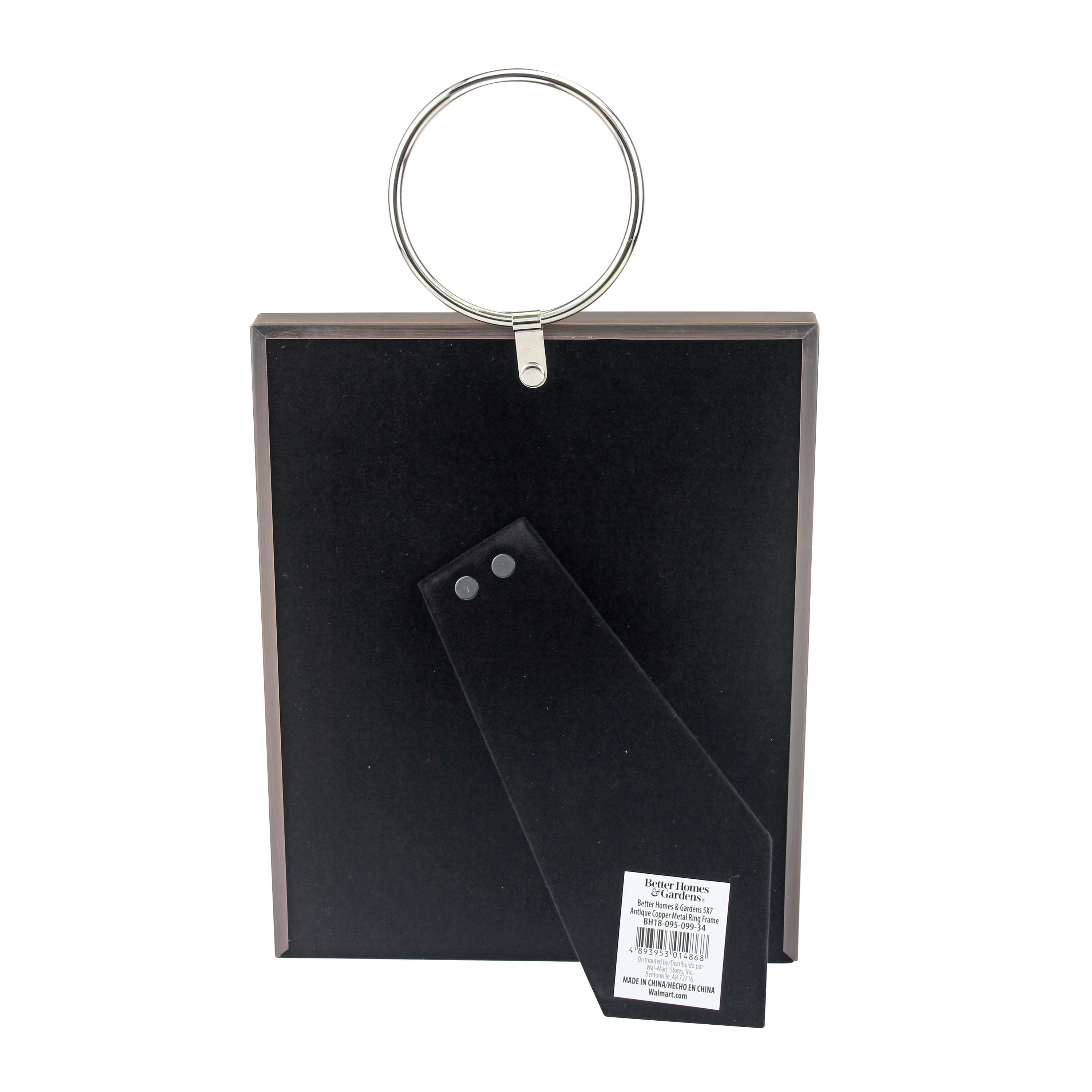 Better Homes & Gardens 8" x 10" Matted to 5" x 7" Rectangle Metal Wall Mounted Picture Frame, Bronze
