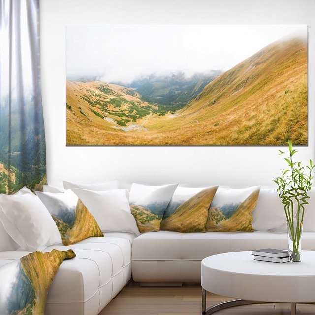View from Volovec at Tatras - Landscape Canvas Art Print