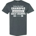 thumbnail image 3 of Inktastic Only the Best Grandpas Get Promoted to Great Grandpa T-Shirt, 3 of 5