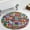 style-3, variant on Tokyo Small World After All Round Area Rugs for Bedroom Living Room, 3FT Soft Comfy Indoor Circle Carpets, Carpet Home Decor Floor Mat